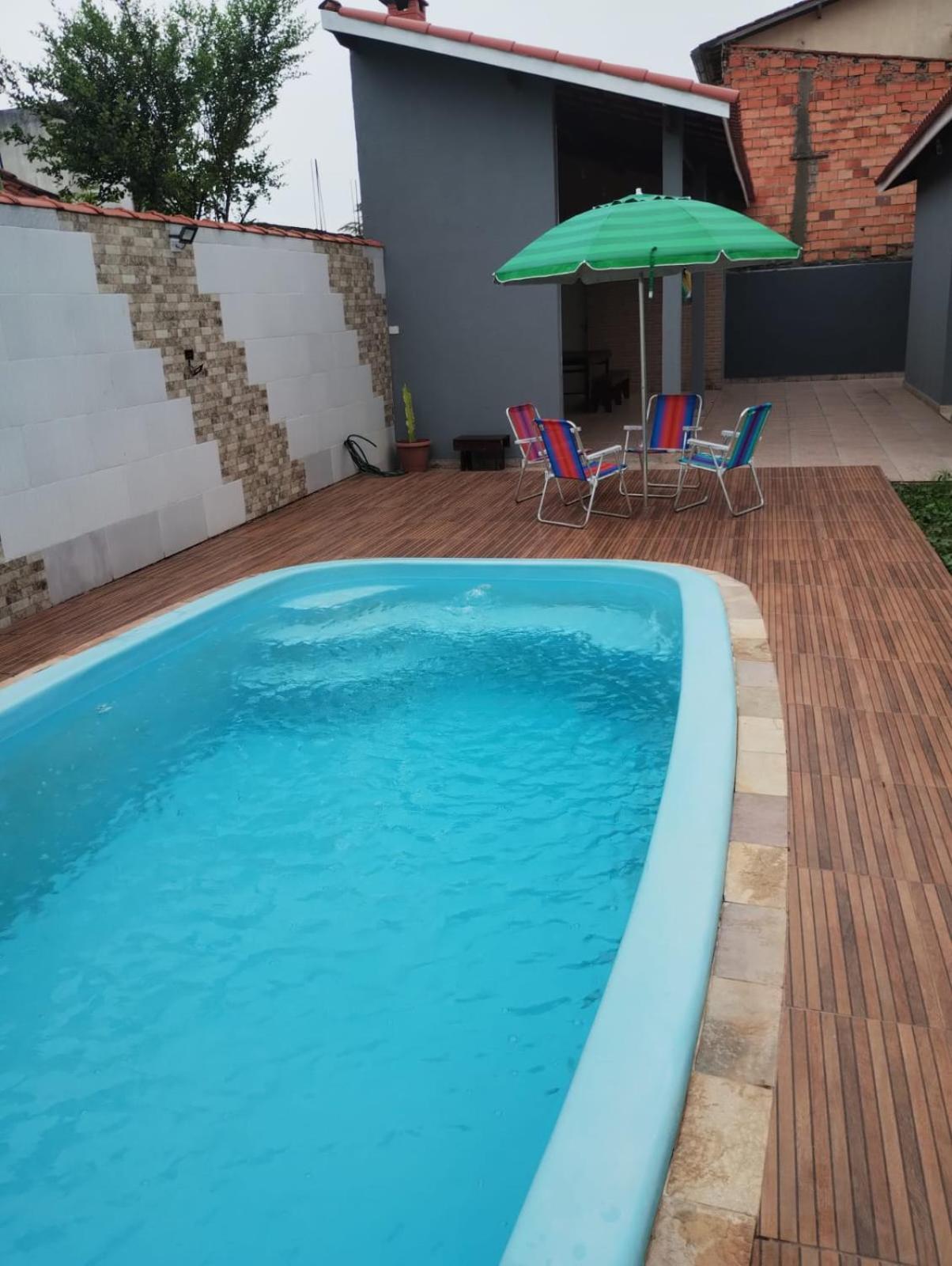 Itanhaém Casa Na Praia Com Piscina E Churrasqueira מראה חיצוני תמונה