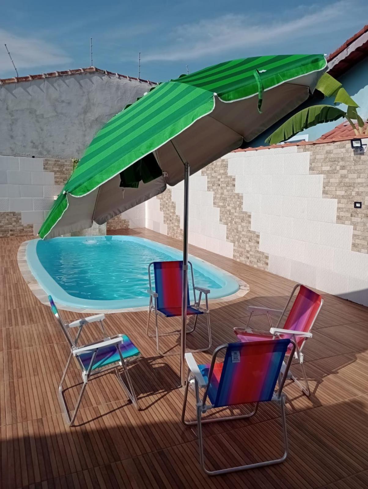 Itanhaém Casa Na Praia Com Piscina E Churrasqueira מראה חיצוני תמונה